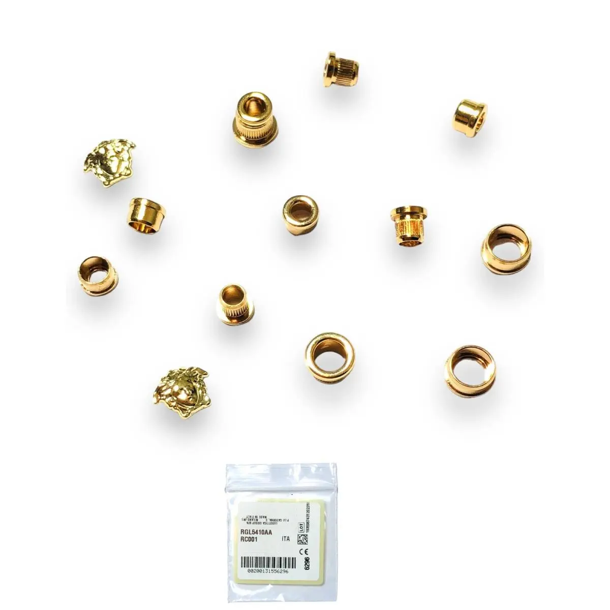 Versace VE 3225 Golden Replacement Temple Medusa Head Decor Set
