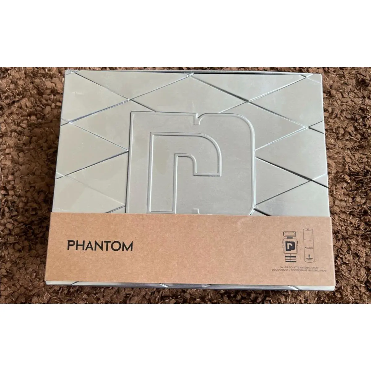 Paco Rabanne Phantom Gift Set 3.4oz 100ml Edt + 5.1oz 150ml Deodorant Spray