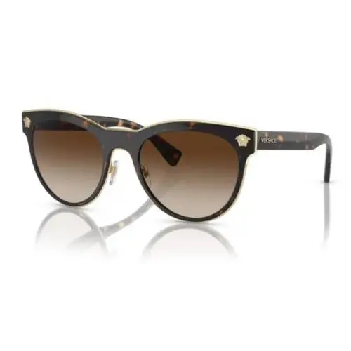 Versace 0VE2198 125213 54mm Women`s Dark Havana/brown Gradient Sunglasses