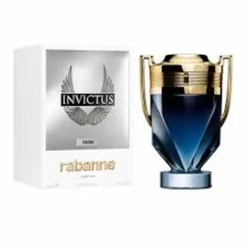 Invictus Parfum by Paco Rabanne Parfum Spray For Men 3.4 oz Box