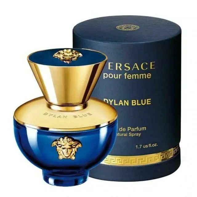 Versace Pour Femme Dylan Blue Eau DE Parfum Spray For Women 50 ML 1.7 FL OZ