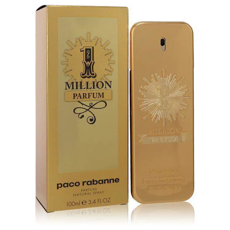 1 Million Parfum Cologne By Paco Rabanne Parfum Spray 3.4oz/100ml For Men