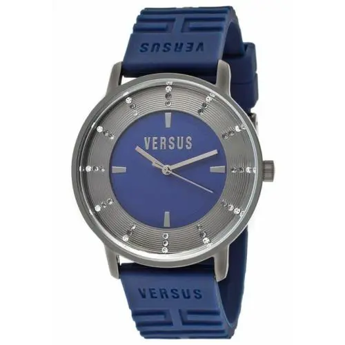 Versus by Versace Women`s Hollywood AL14SBQ5S04 A004 Blue Rubber Watch