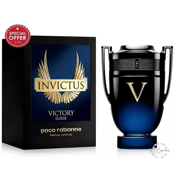 Invictus Victory Elixir by Paco Rabanne 3.4oz Parfum Intense Men- Boxed-sealed
