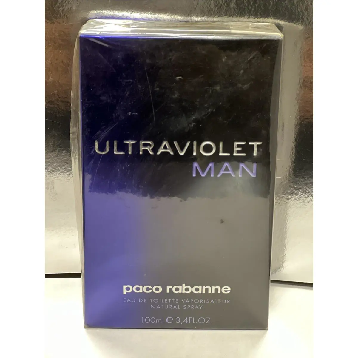Ultraviolet Man by Paco Rabanne Eau DE Toilette Spray 3.4fl.oz/100ml Old