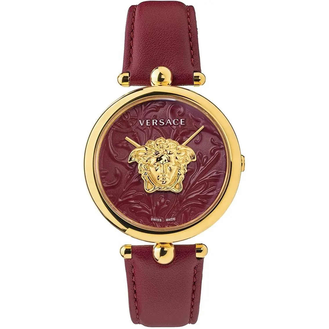 Versace Quartz Red Dial Ladies Watch-VECO01520