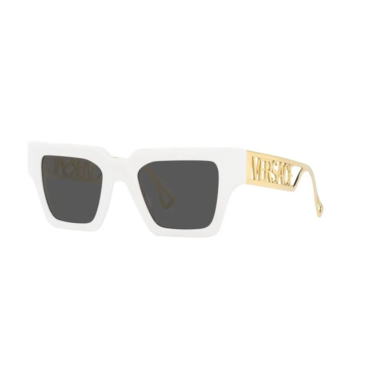 Versace VE4431 401/87 50mm White Dark Grey Women`s Sunglasses
