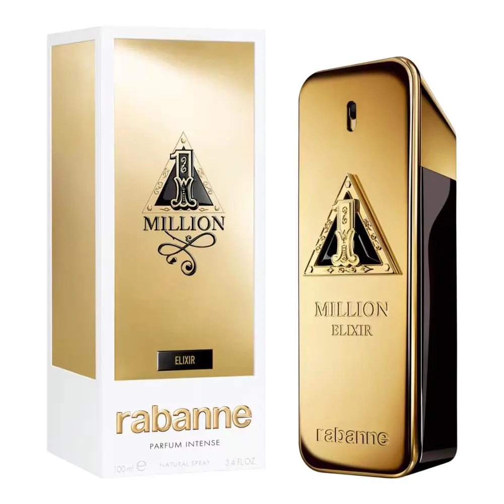 1 Million Elixir 3.4 oz Paco Rabanne Men`s Parfum Intense Spray