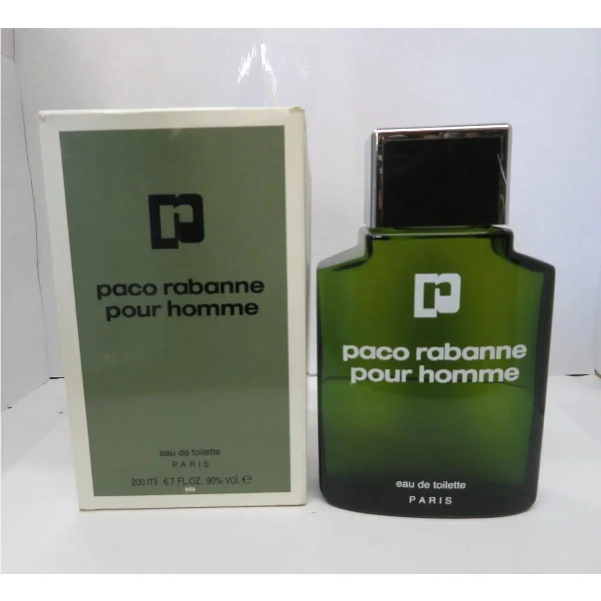 Paco Rabanne Pour Homme Eau De Toilette Splash 6.7 oz/200 ml Vintage Rare Men