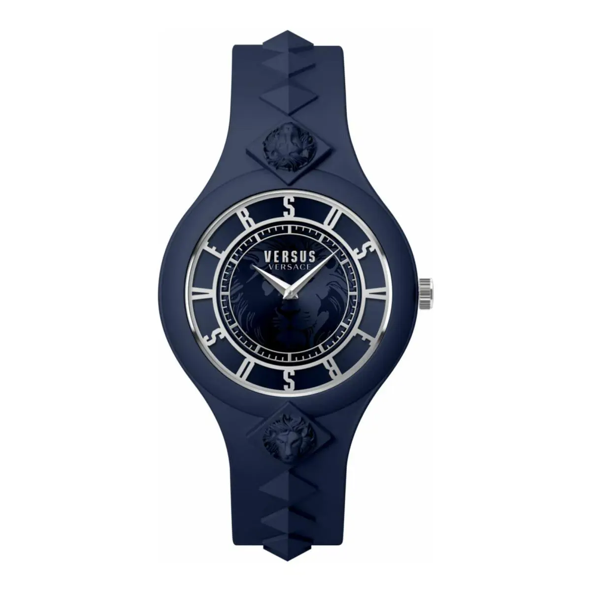Versus Versace Womens Blue 39mm Strap Fashion Watch