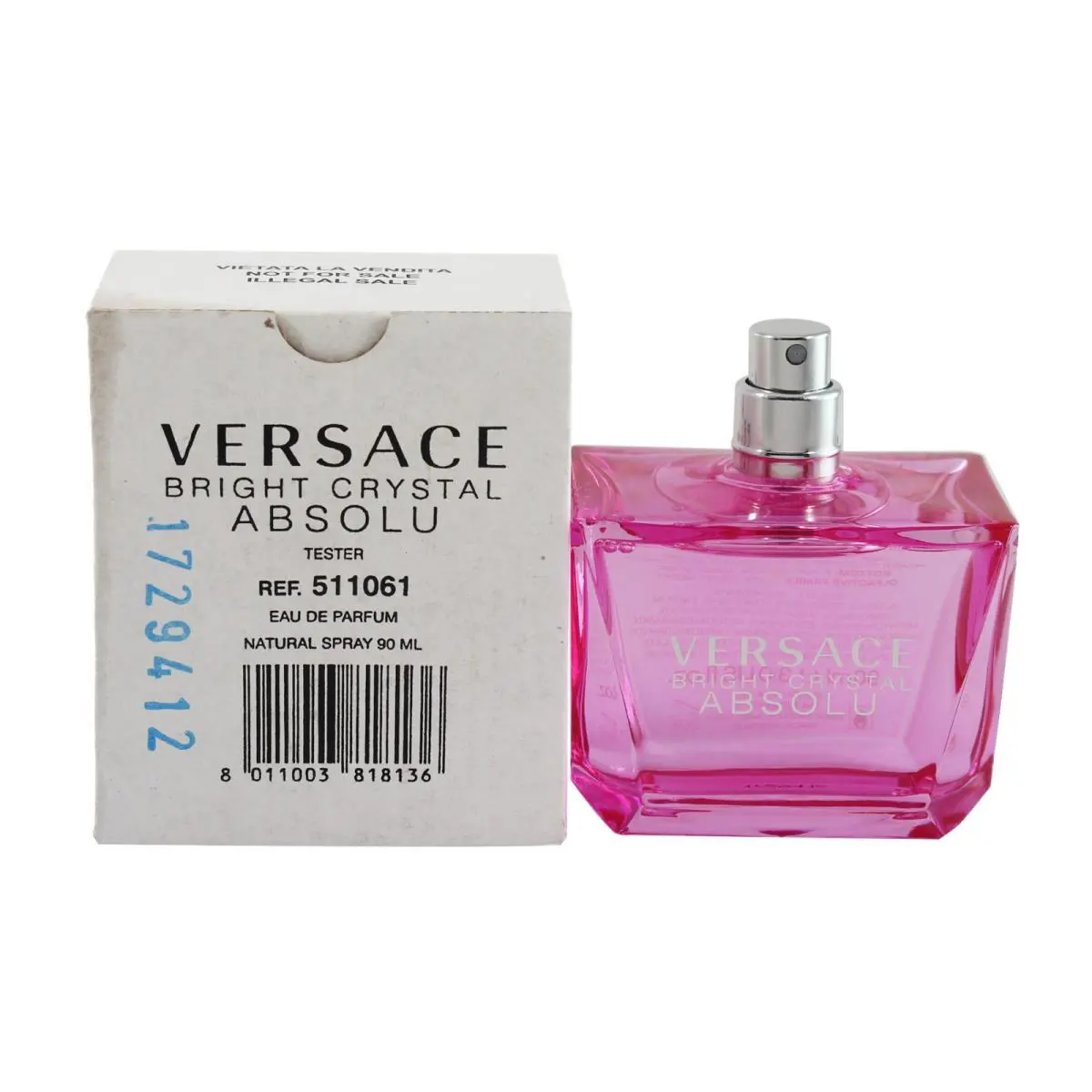Bright Crystal Absolu By Versace 3.0oz./90ml Edp Spray Women Same As Pictur