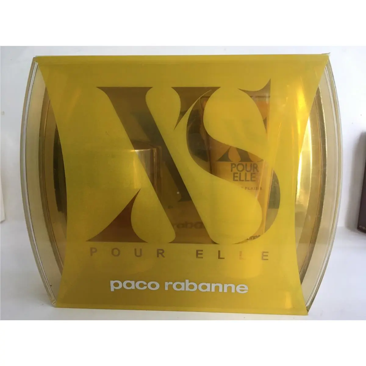 Paco Rabanne XS Pour Elle 2 Pcs Set For Women 1.7oz Edt Spray + Bath S/gel 3.4oz Very Rare