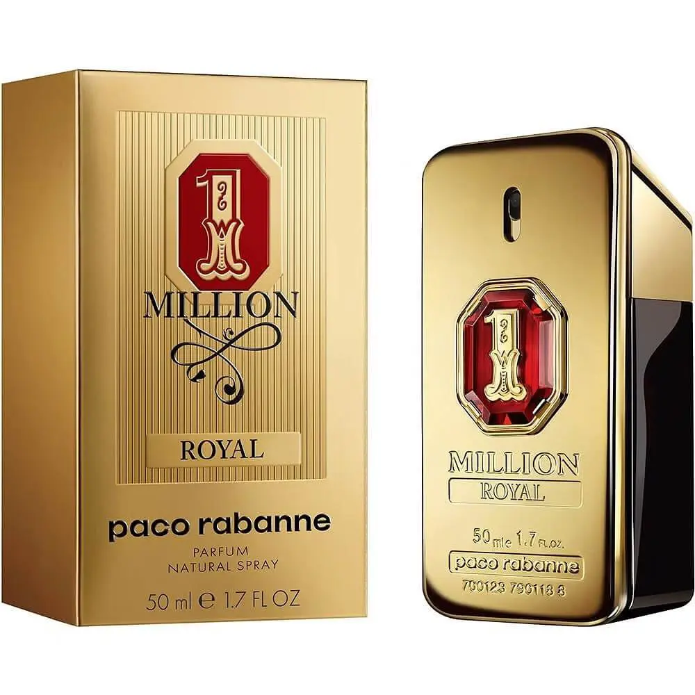 1 Million Royal by Paco Rabanne 1.7oz Parfum For Men Box