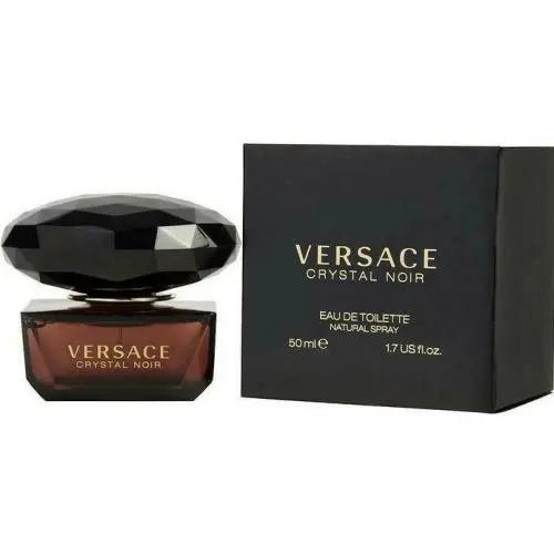 Versace Crystal Noir Eau DE Toilette Spray For Women 1.7 Oz / 50 ml