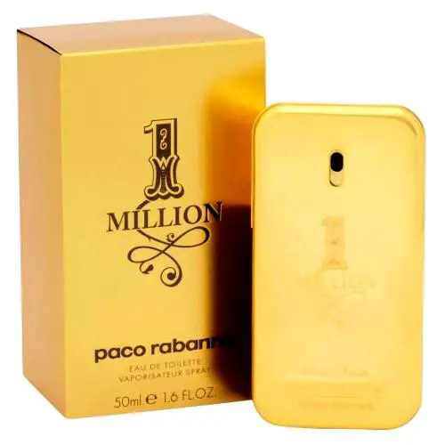 One Million by Paco Rabanne For Men Eau de Toilette Spray 1.7 oz