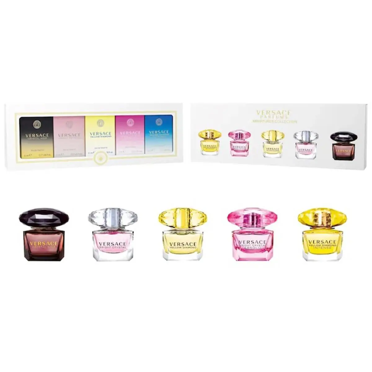 Miniature Collection Fragrances For Women Perfume 5 Pcs Gift Set by Versace