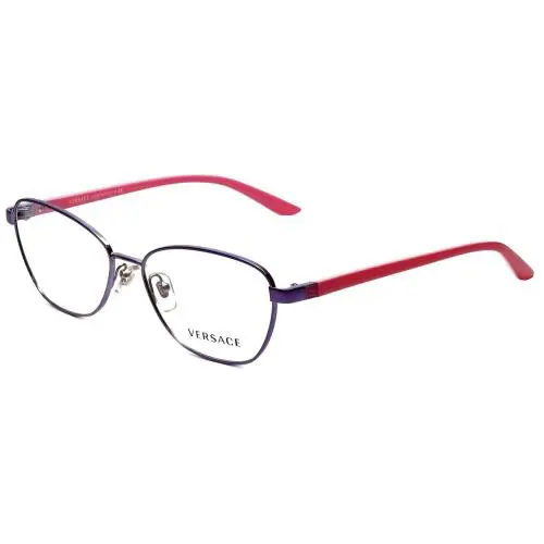 Versace Mod. 1221 1347 Purple Pink Metal Eyeglasses Frame 52-15-135 Cat Eye RX - Purple, Frame: Purple, Lens: Clear