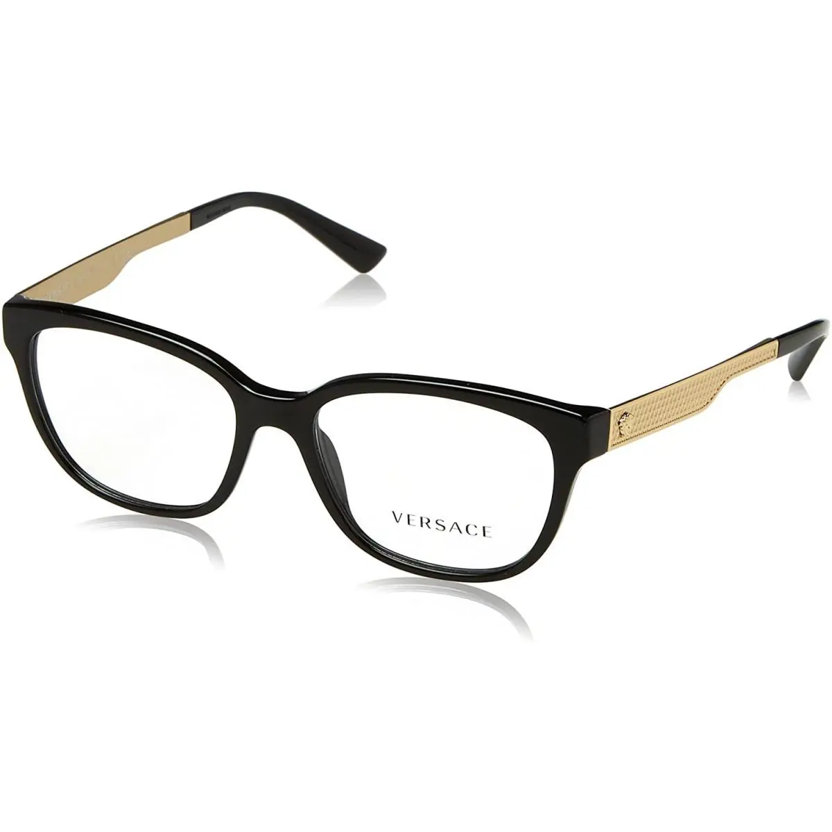 Versace Eyeglasses VE3240 GB1 54mm Black-gold / Demo Lens 54-16-140