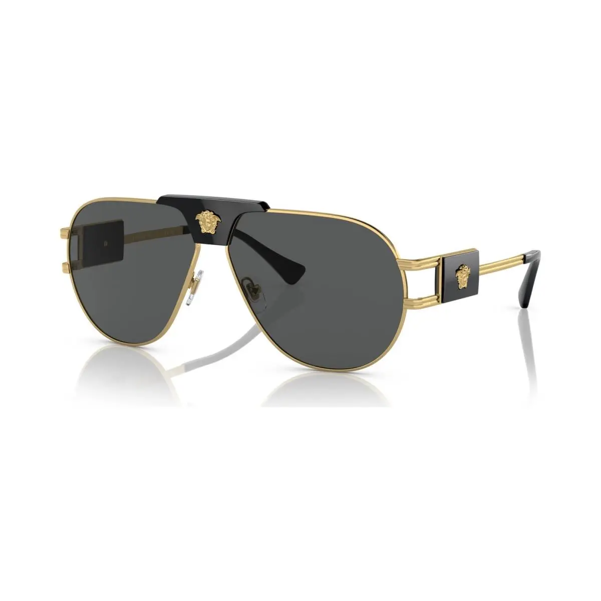 Versace Sunglasses VE2252 100287 63mm Gold / Dark Grey Lens