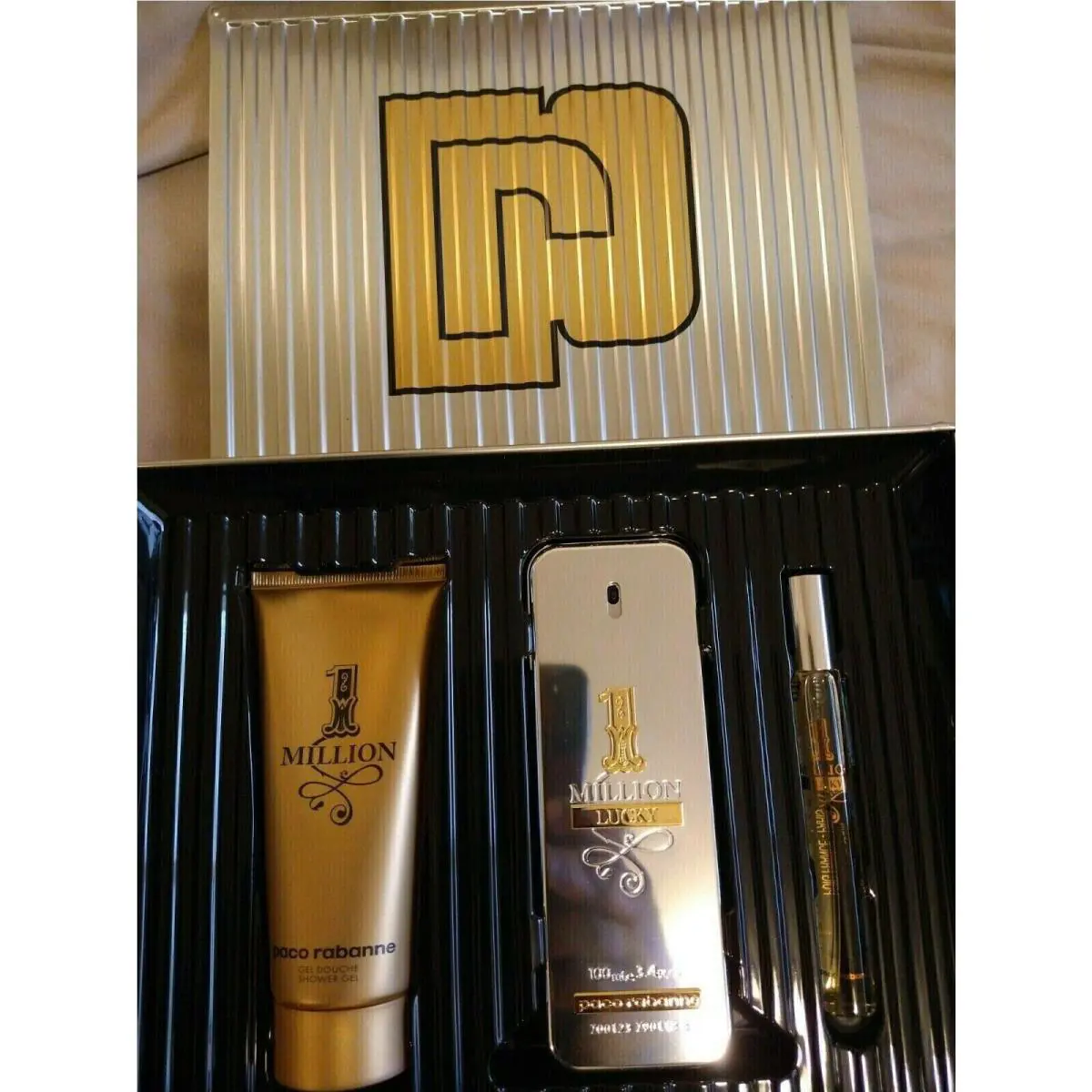 1 Million Lucky Edt by Paco Rabanne 100ml Exclusive 3pc Gift Set