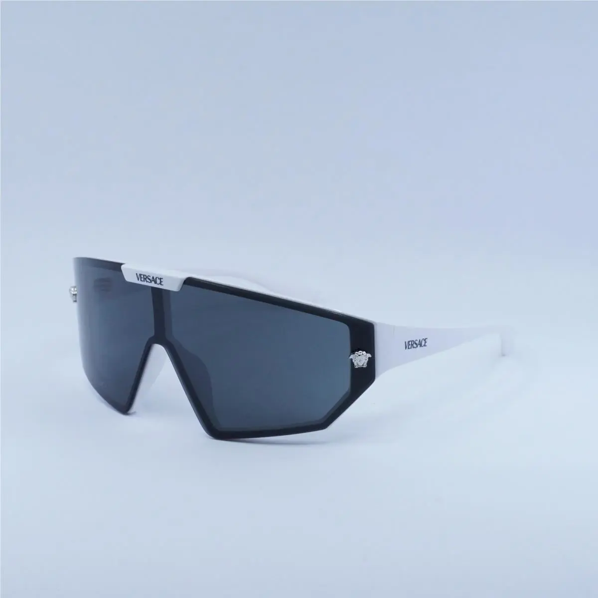 Versace VE4461 314/87 White/dark Grey/mirror Silver 47-147-125 Sunglasses