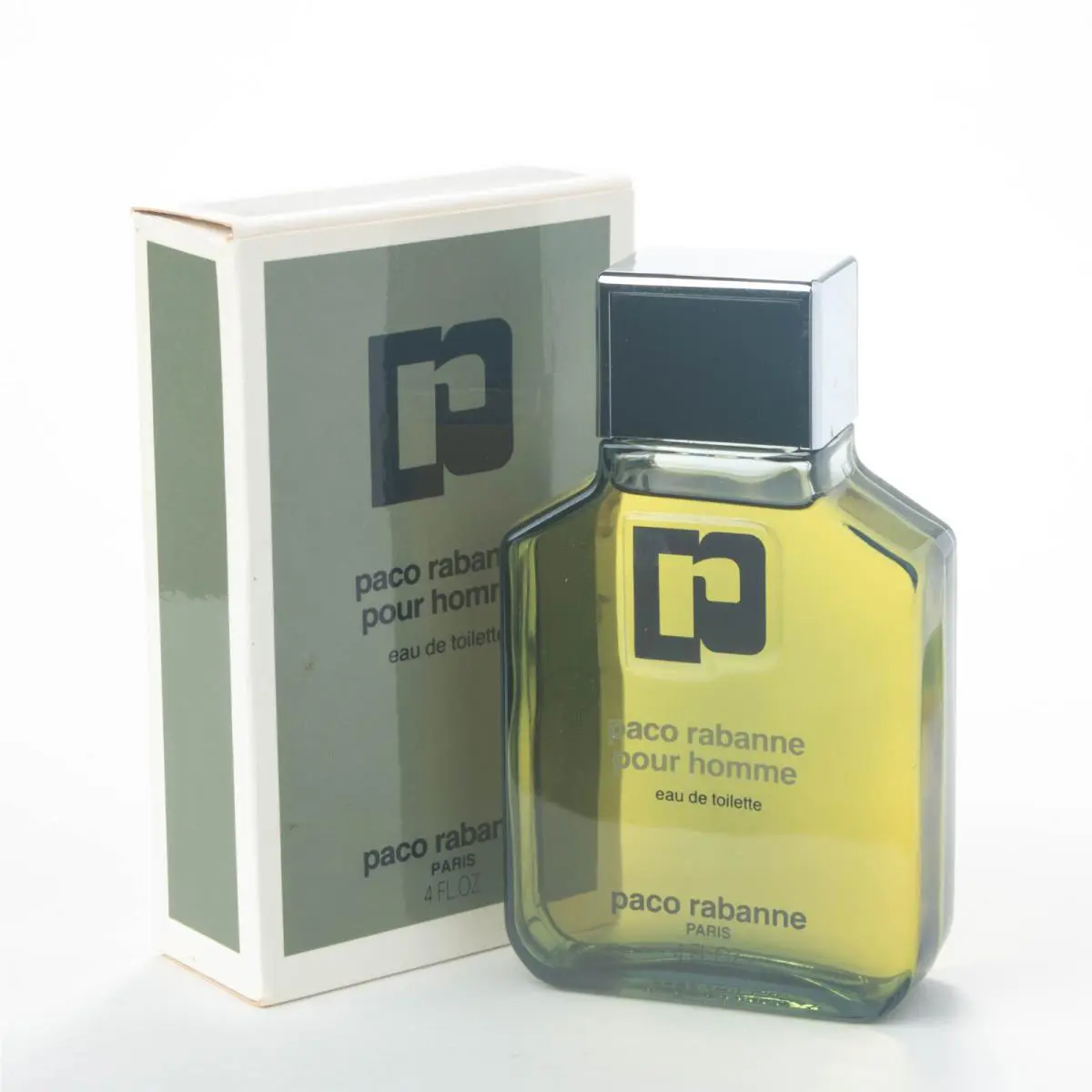 Paco Rabanne Pour Homme Eau de Toilette Splash 4OZ Vintage Pre-barcode 80s