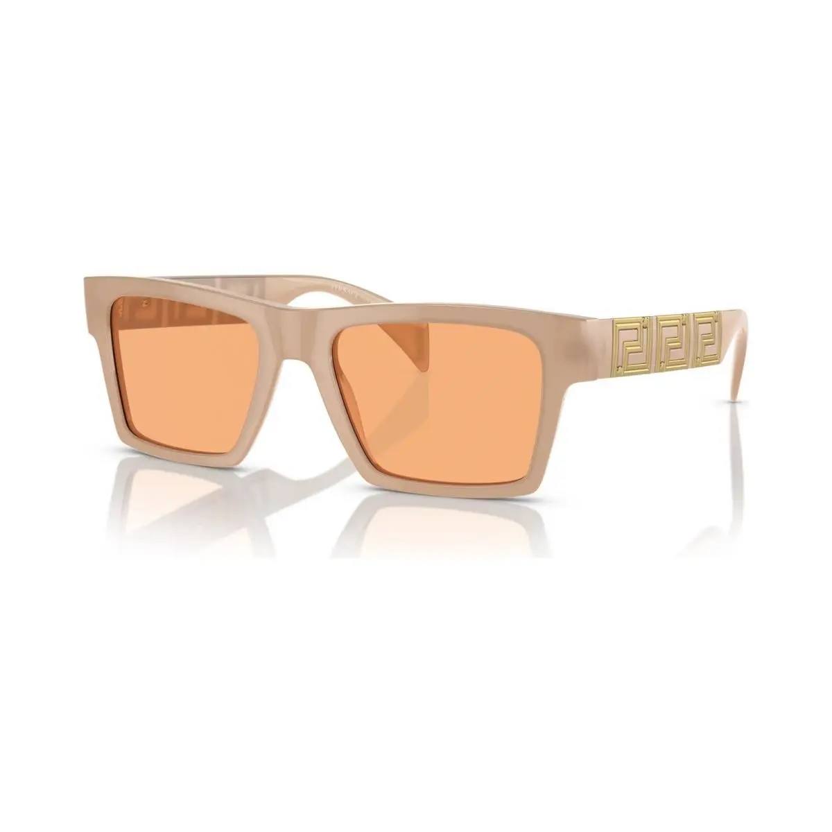 Versace 0VE445 541174 54mm Opal Beige/dark Orange Sunglasses