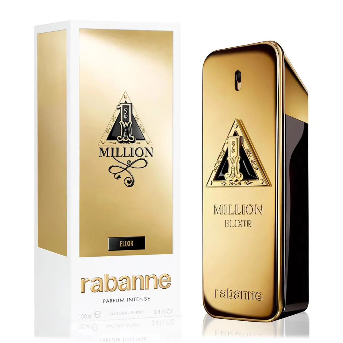 1 Million Elixir by Paco Rabanne 3.4oz Parfum Intense For Men Box