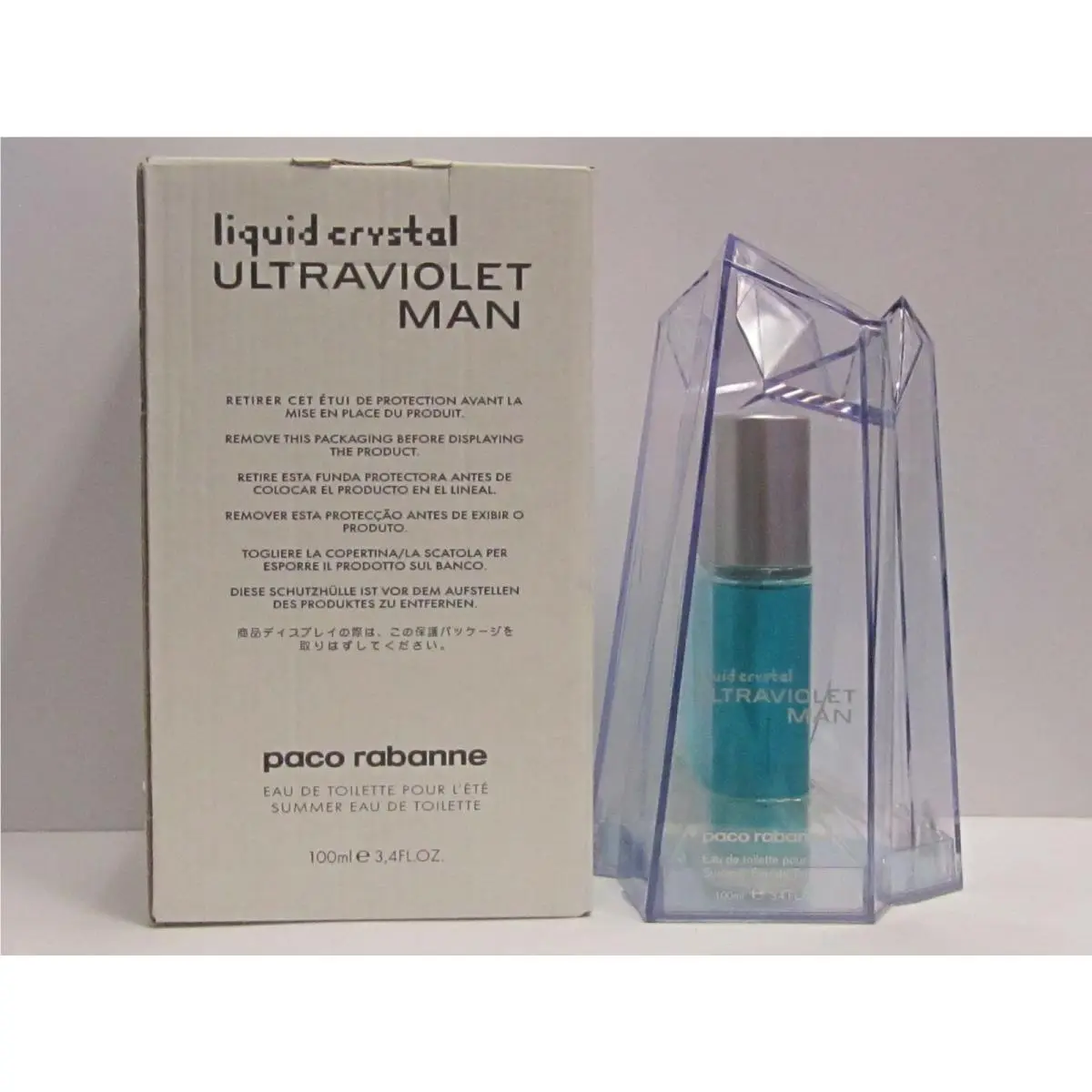 Liquid Crystal Ultraviolet Man Paco Rabanne 3.4 oz Summer Eau de Toilette Spray