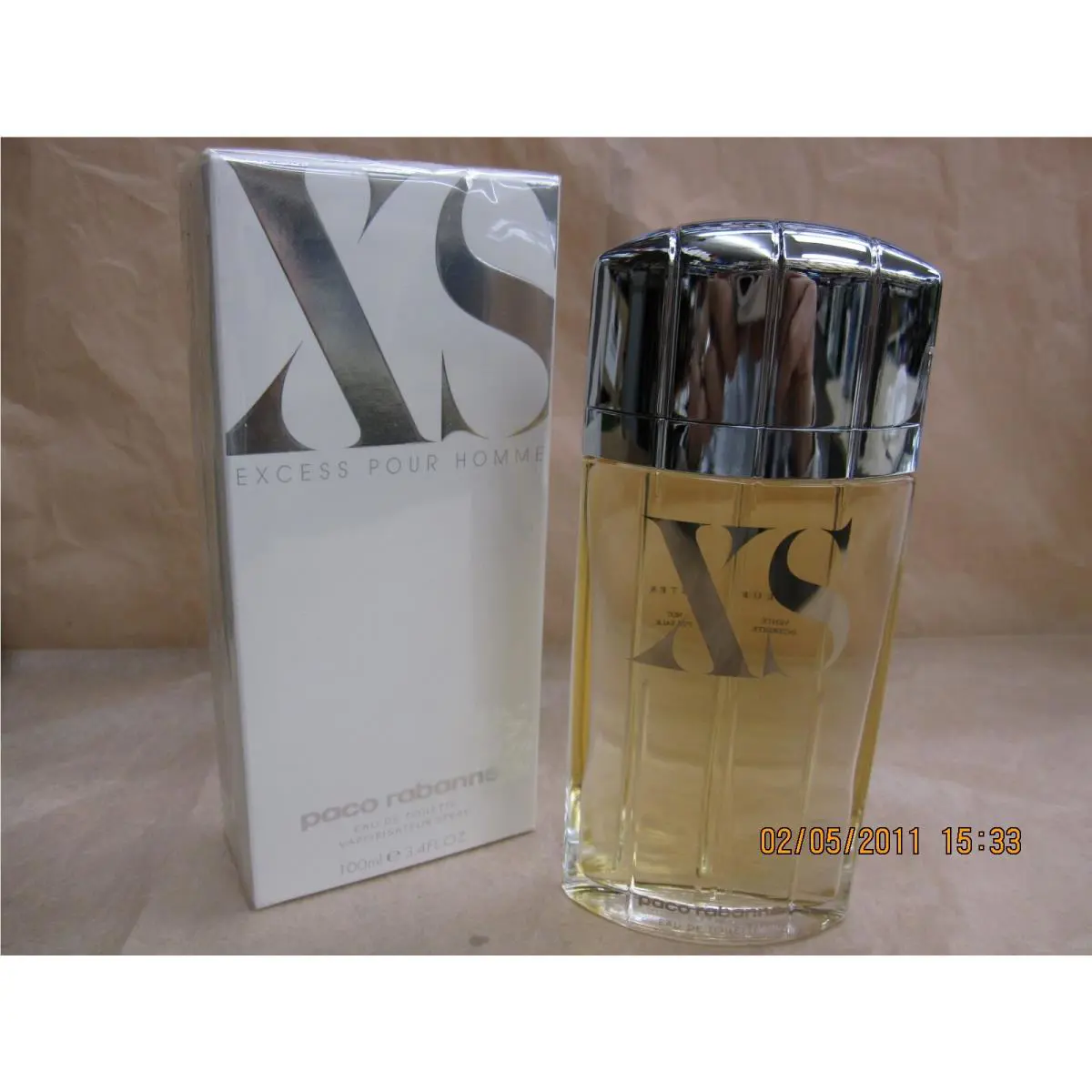 Vintage XS Excess Pour Homme by Paco Rabanne 3.4 FL oz / 100 ML Edt Spray