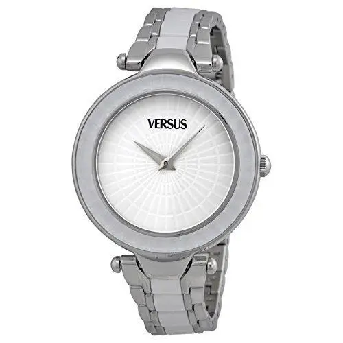 Versus by Versace Women`s 3C72300000 Sertie White Dial SS Bracelet Watch