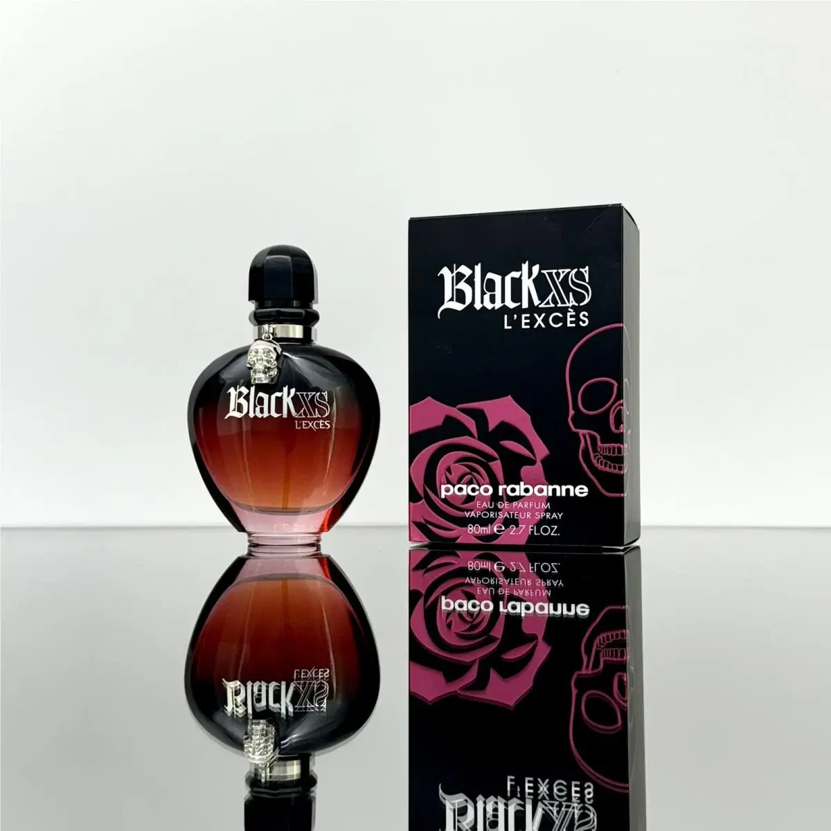 Black XS L`exces by Paco Rabanne Women Perfume 2.7oz-80ml Edp Spray Rare BQ34