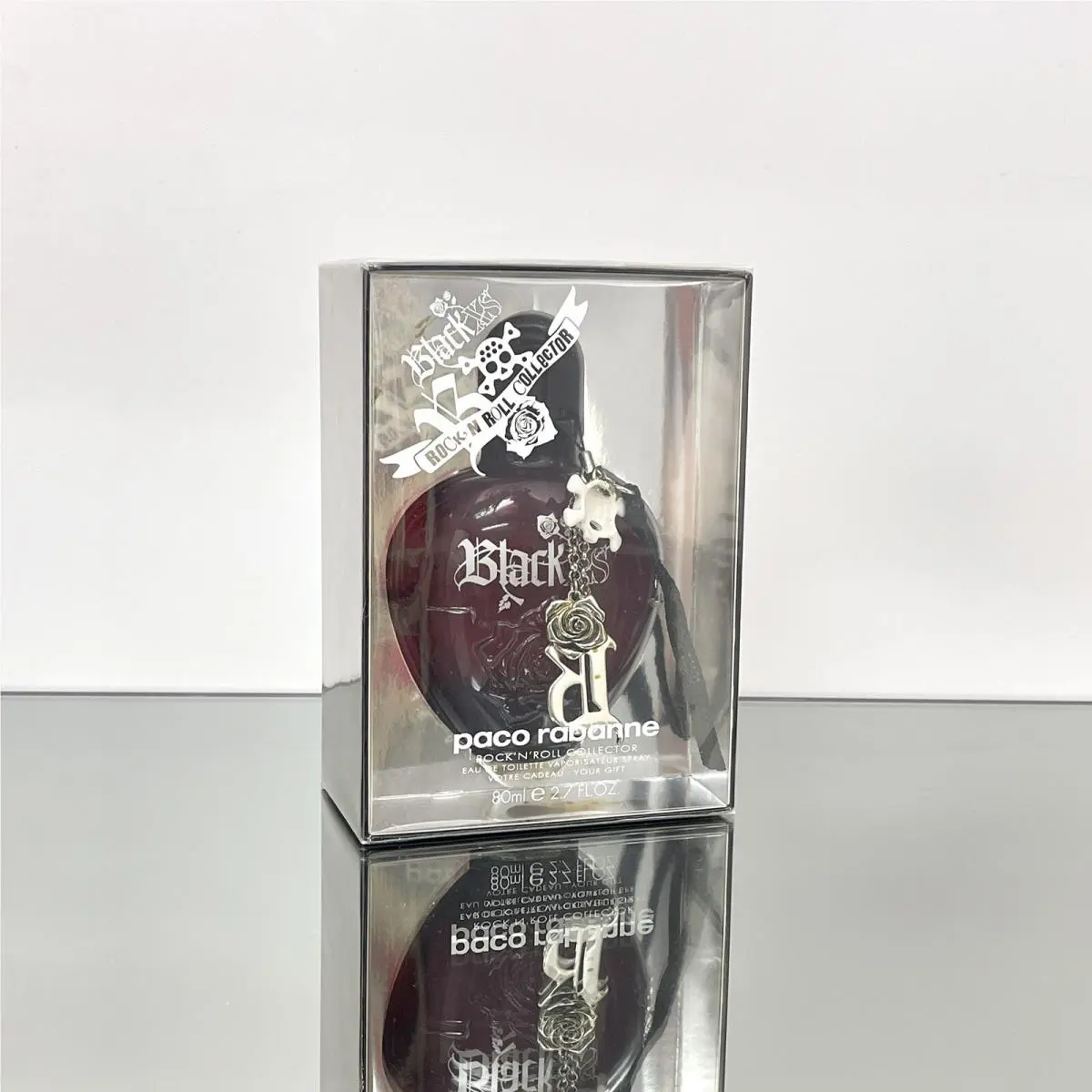 Black XS Rock N Roll Collector Edt 2.7oz-80ml Spray Rare HE11 by Paco Rabanne