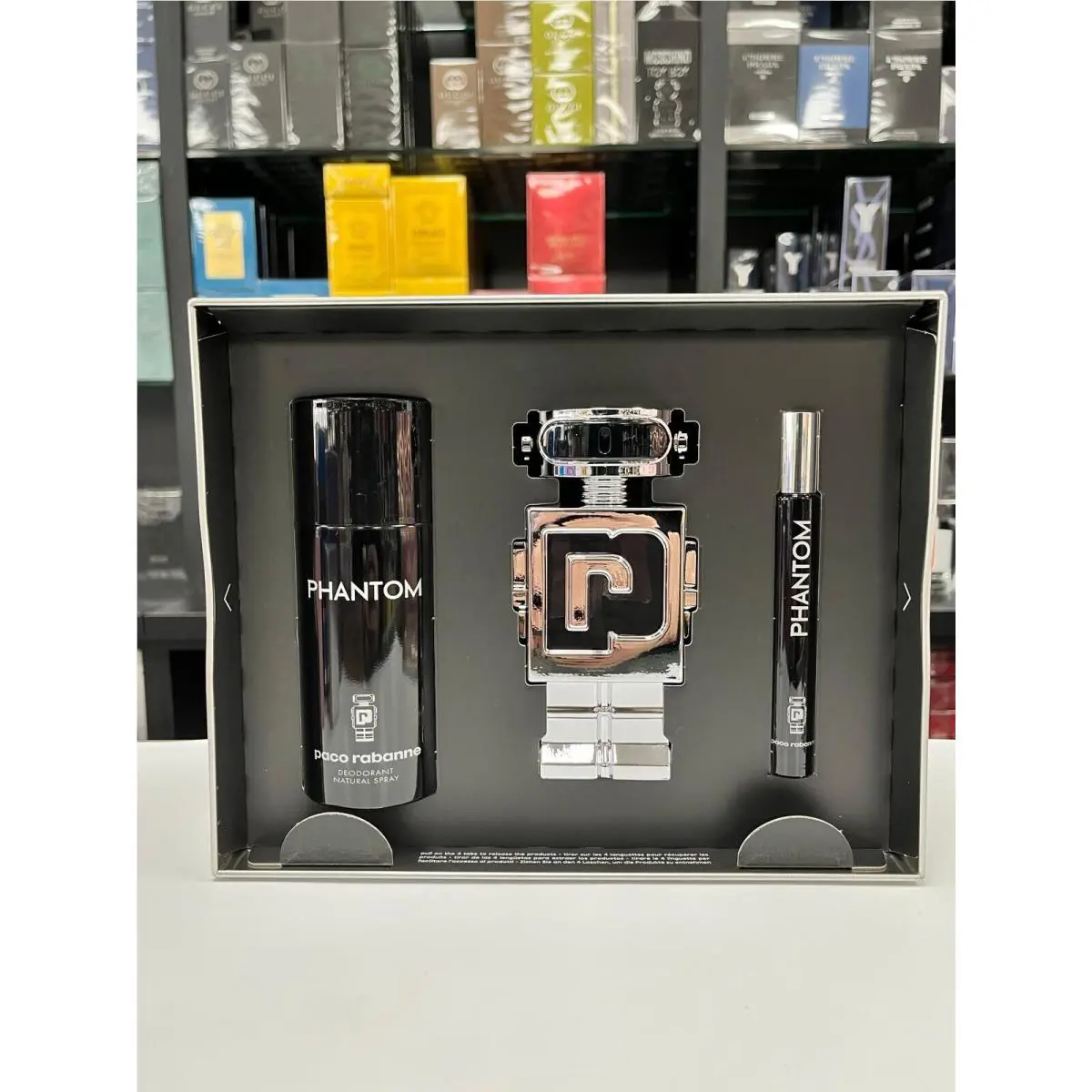 Paco Rabanne Phantom 3 Piece Set Eau de Toilette For Men