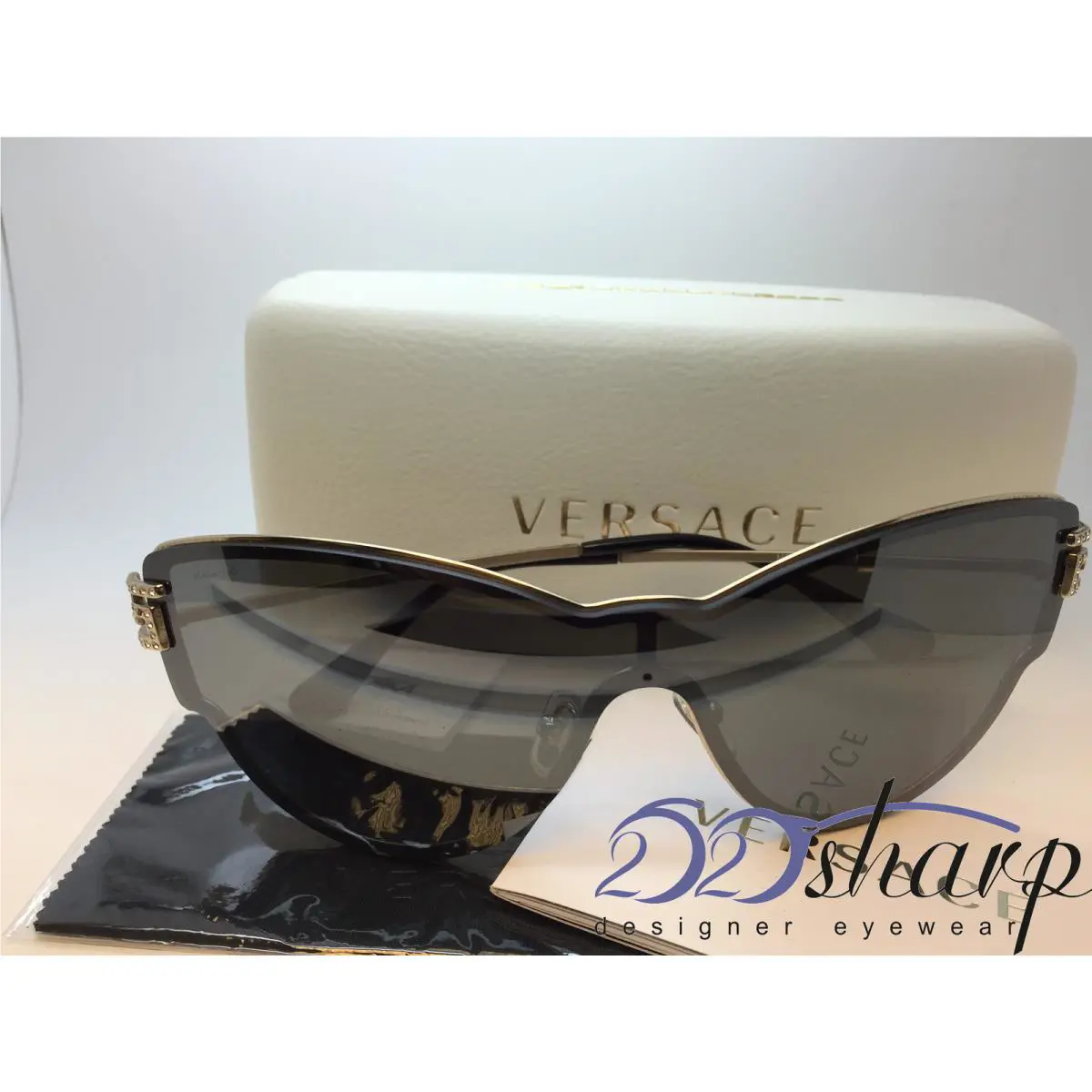 Versace Eyeglasses-mod 2172-B 1252 6G Sunglasses Gold