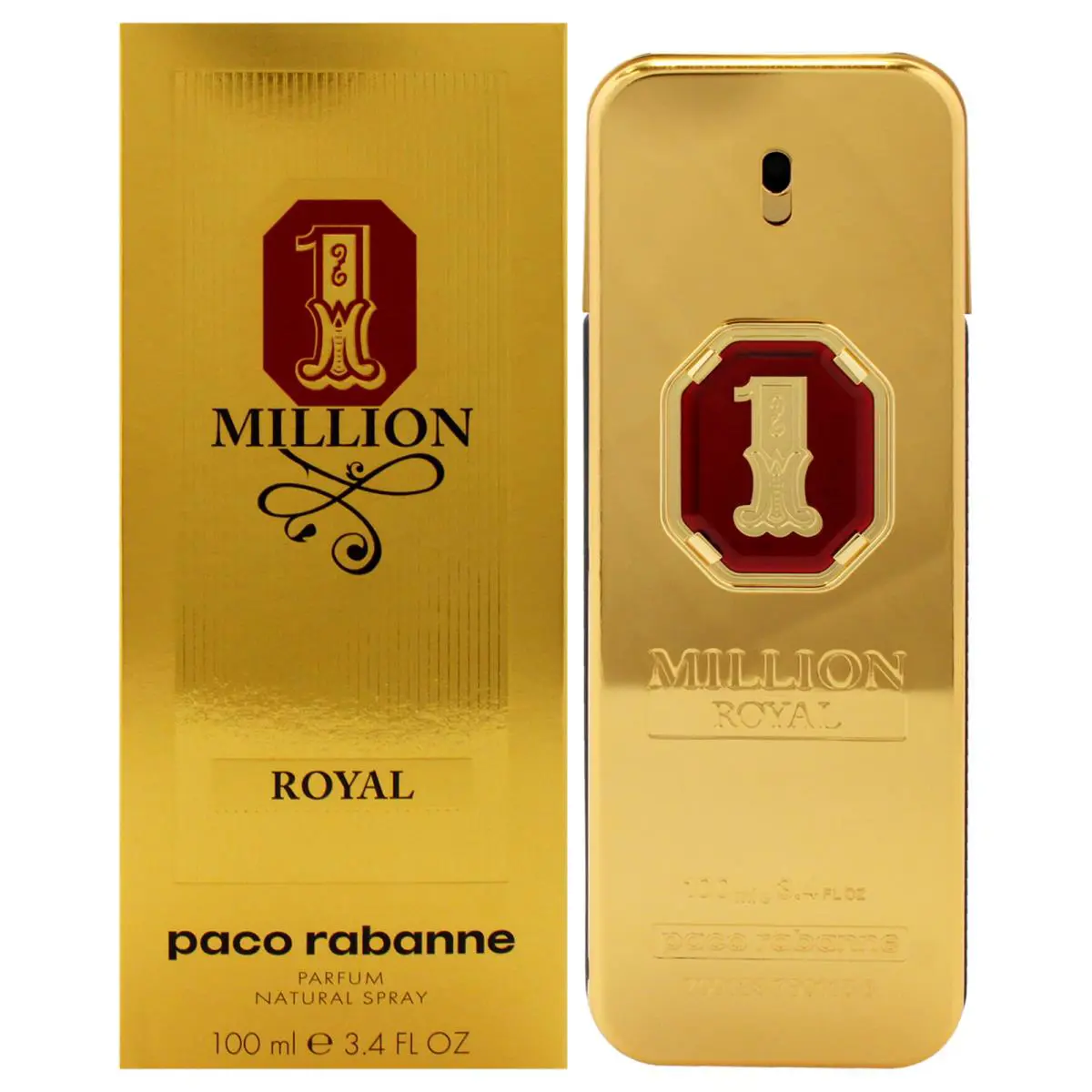 1 Million Royal by Paco Rabanne For Men - 3.4 oz Parfum Spray
