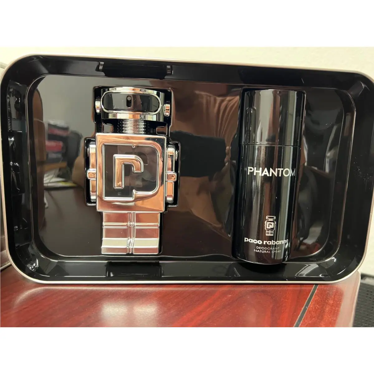 Phantom by Paco Rabanne Men 2 Pieces Set :3.4 Edt Spray + 5.1 oz Deodorant Spray
