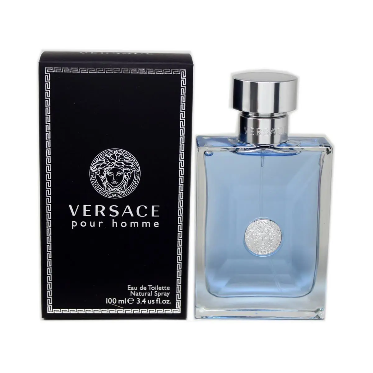 Pour Homme Eau DE Toilette Natural Spray 100 ML/3.4 Fl.oz by Versace