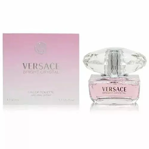Versace Bright Crystal Eau De Toilette Spray For Women By 1.7 oz