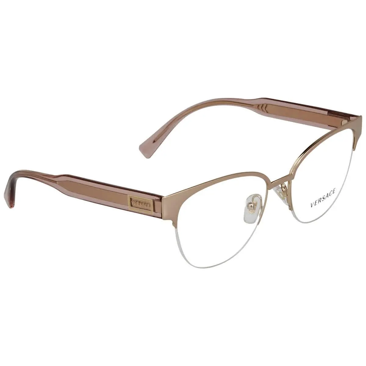 Versace Demo Oval Ladies Eyeglasses VE1265 1463 53 VE1265 1463 53