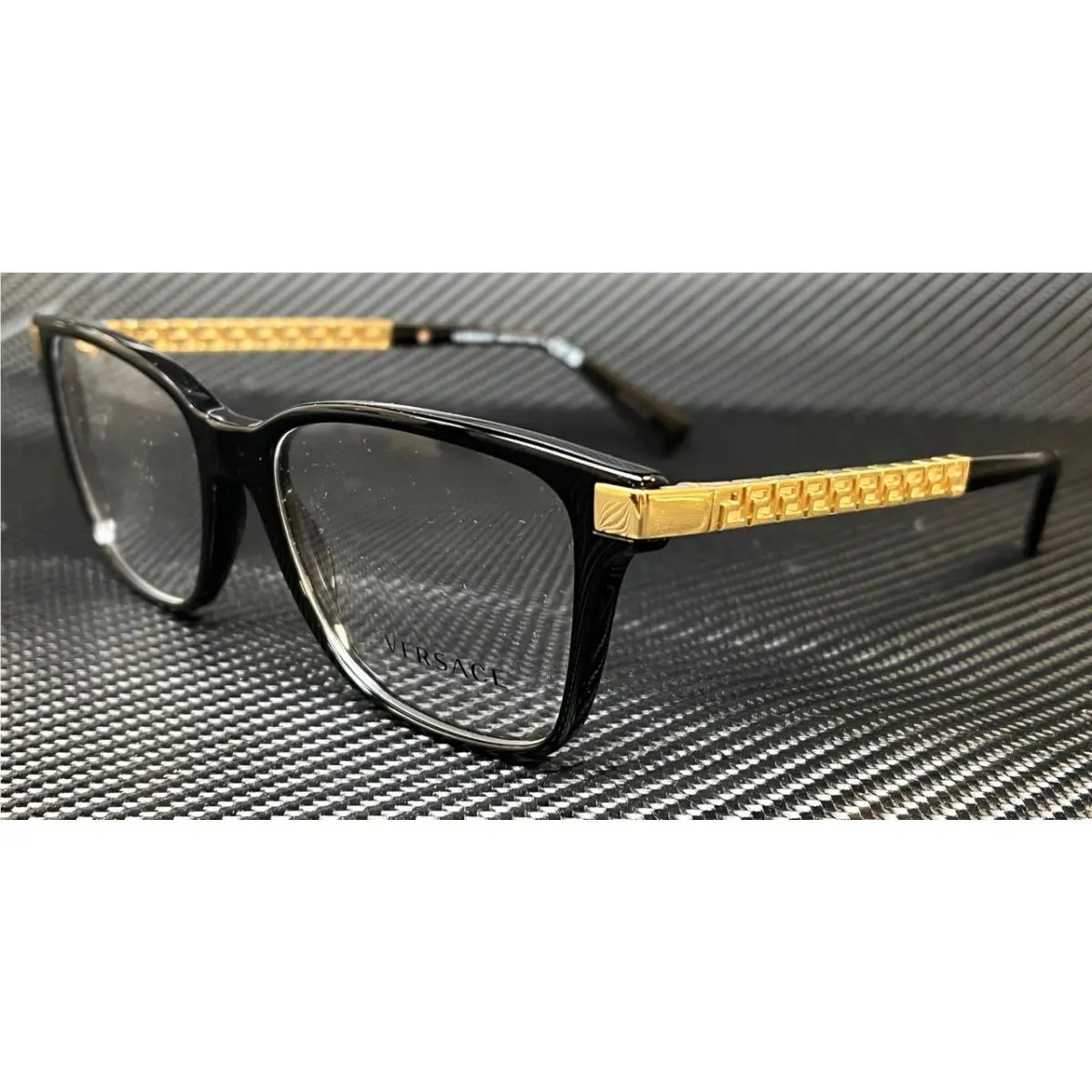 Versace VE3340U GB1 Black Gold Men`s 55 mm Eyeglasses