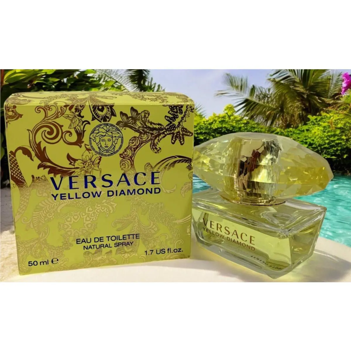 Versace Yellow Diamond 1.7oz Eau DE Toilette Spray 2015 Formula