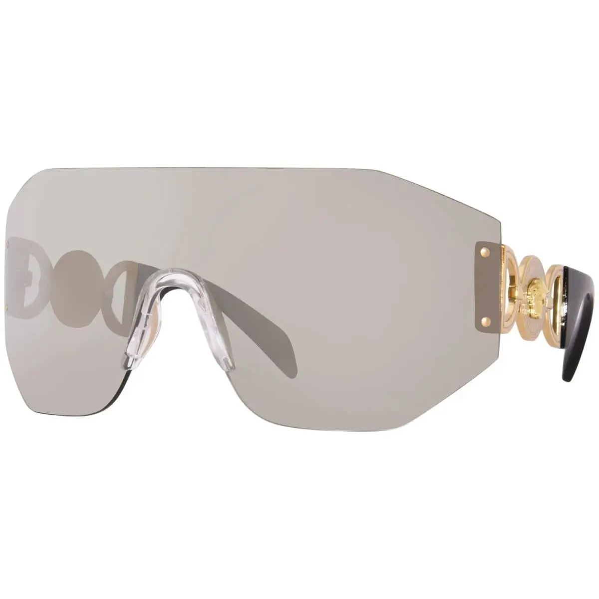 Versace VE2258 10026G Sunglasses Grey Mirror Silver/grey Mirror Shield Style