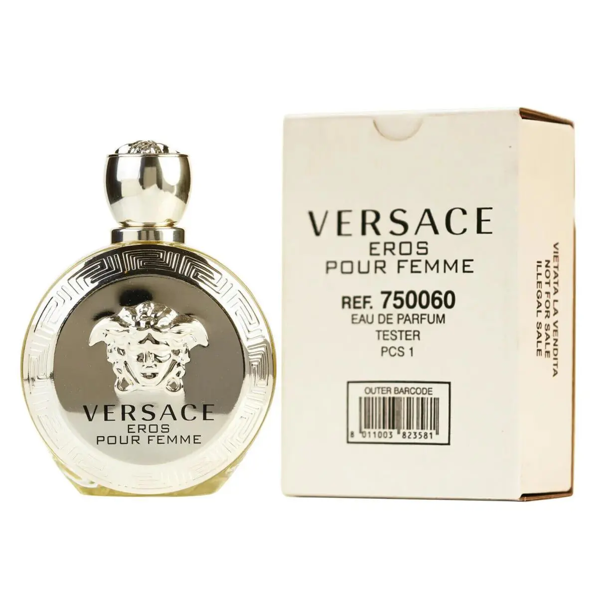Versace Eros Pour Femme Women 3.4 oz 100 ml Eau De Parfum Spray Same As Photo