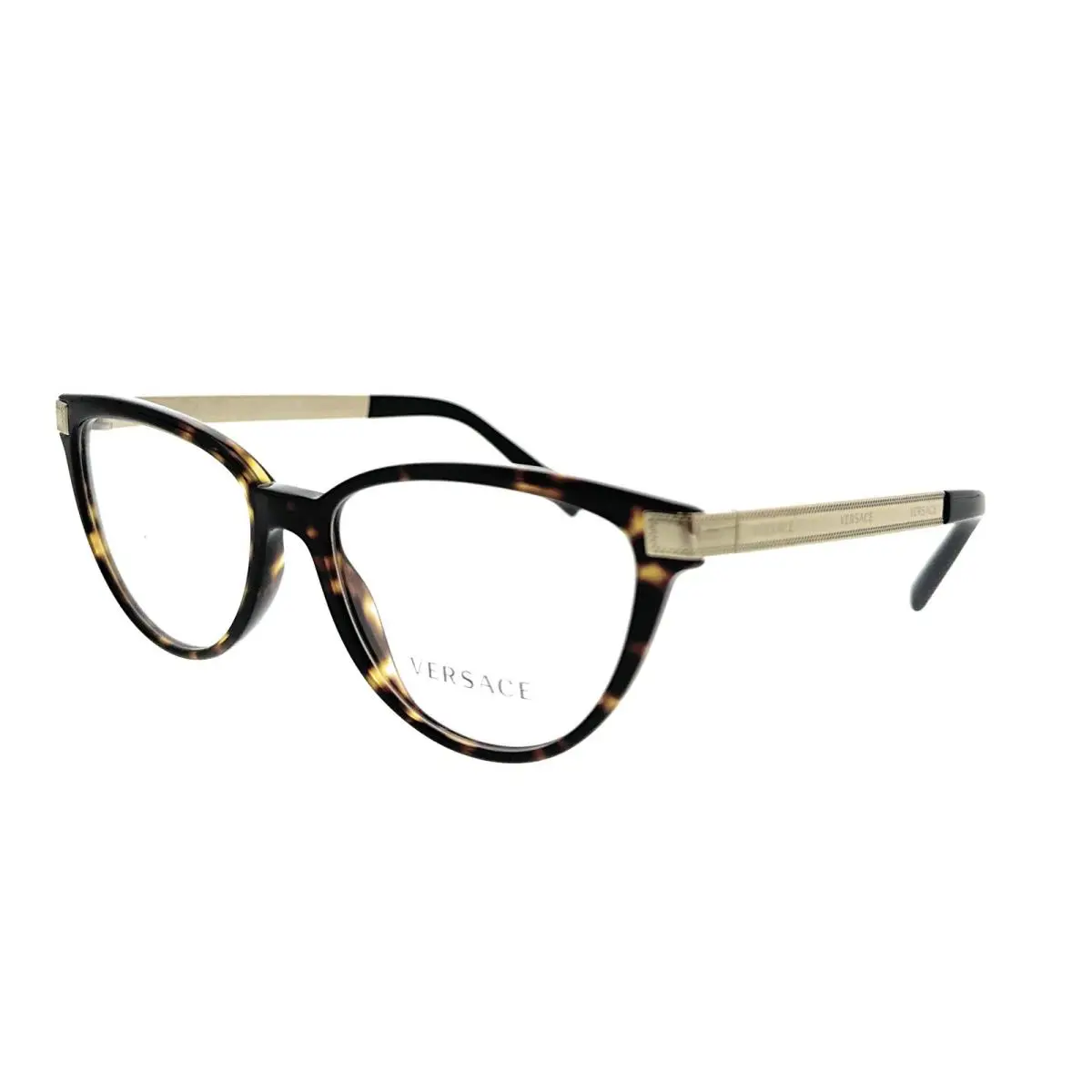 Versace 0VE3271 108 Dark Havana Cat Eye Ladies Eyeglasses