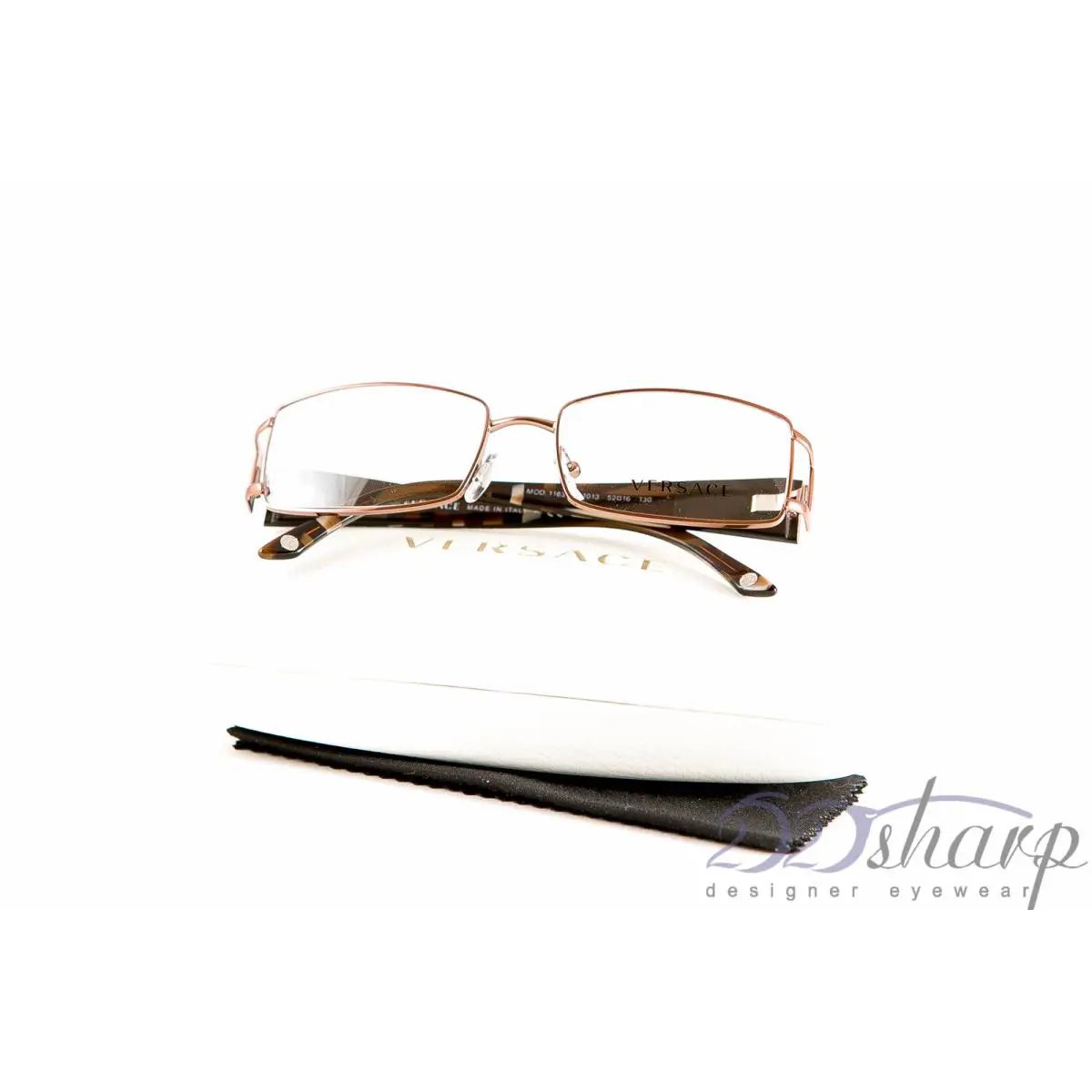 Versace Eyeglasses-versace 1163-B 1013 52 Brown