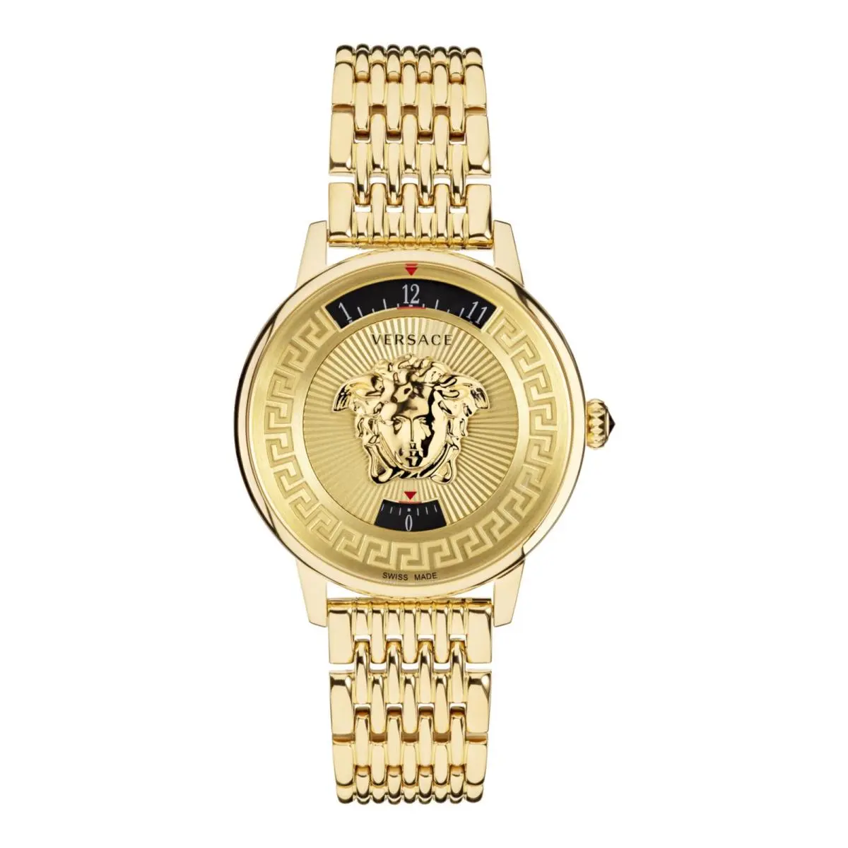 Womens IP Yellow Gold 38mm Bracelet Fashion Watch by Versace