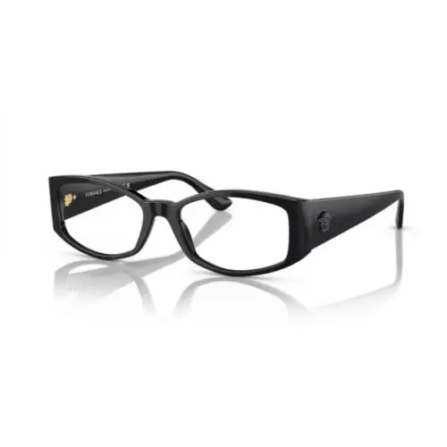 Versace 0VE3343F GB1 Black/clear Soft Rectangle Women`s Eyeglasses