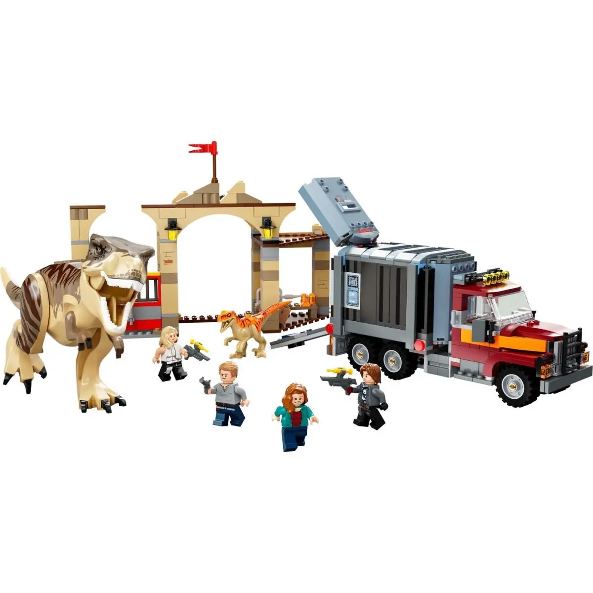 76948 Lego Jurassic World T. Rex Atrociraptor Dinosaur Breakout