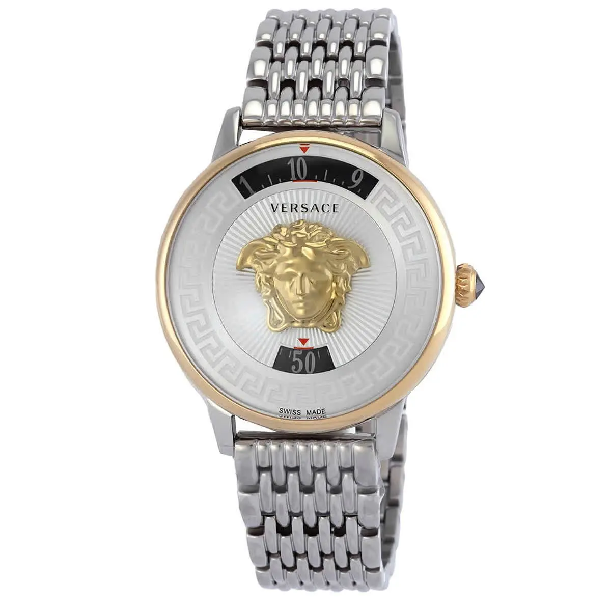 Medusa Icon Quartz Silver Dial Ladies Watch VEZ200321 by Versace